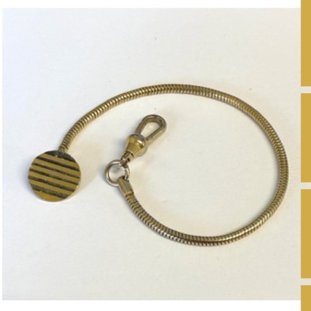 Vintage Gold Men's Pocket watch chain